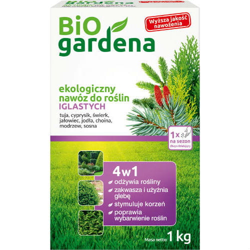 Ekologiczny  nawóz do roślin iglastych BiOgardena (1 kg)
